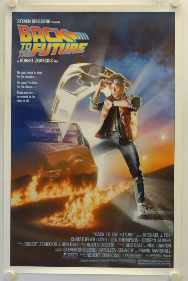 Back to the Future original release US Onesheet movie poster